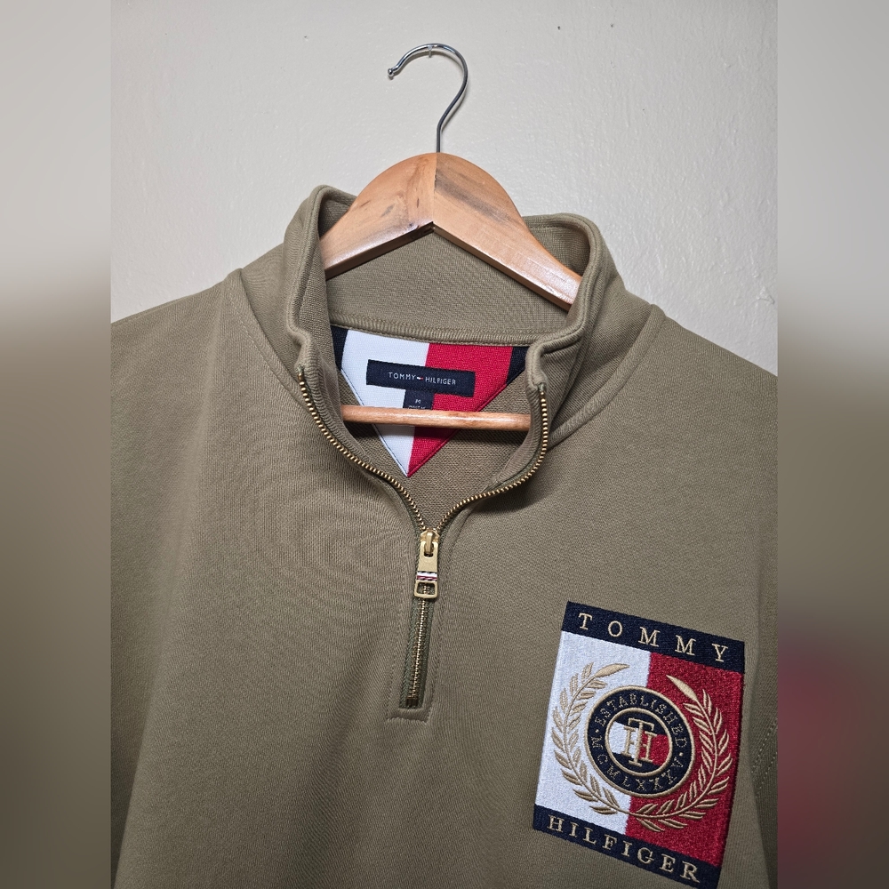 Tommy Hilfiger Icon Sweater with Logo and zipp-up